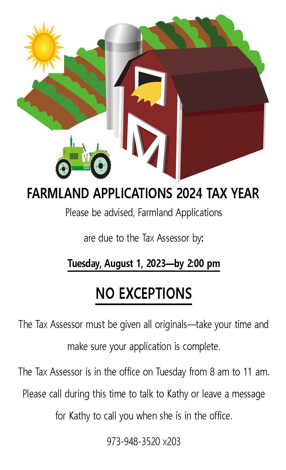 farmland papers due 2024